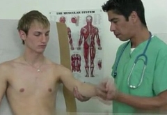 Boys examined by female doctor gay He spurted several streams of