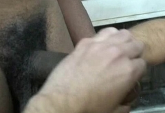 Black masseur makes straight guy cum 09