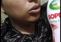 CHILEAN GUY LOVES MILK AND BIG DICK SOLDIERS