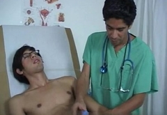 Japanese physical exam and doctor cums in boys ass gay He did it for