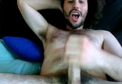 long haired straight boy caught on cam