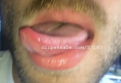 Tongue Fetish - Luke Tongue and Moaning Video-1
