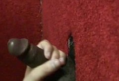 Straight guy gets surprise gay suckoff at gloryhole 09