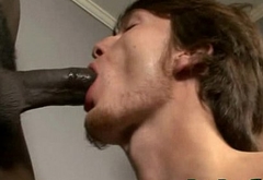White dude deepthroating a massive black cock 07