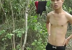 Asian Slim Boyz Nude Cums