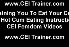 You are a cum hungry pervert CEI